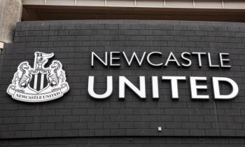 Newcastle United logo at St James' Park